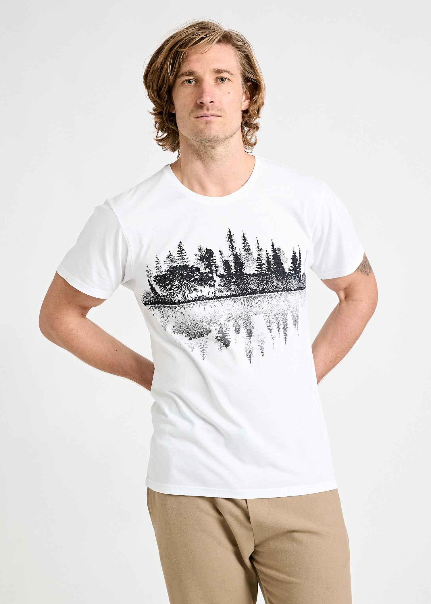 Wijld Alex Reflectionstripe Herren Woodshirt Streifen