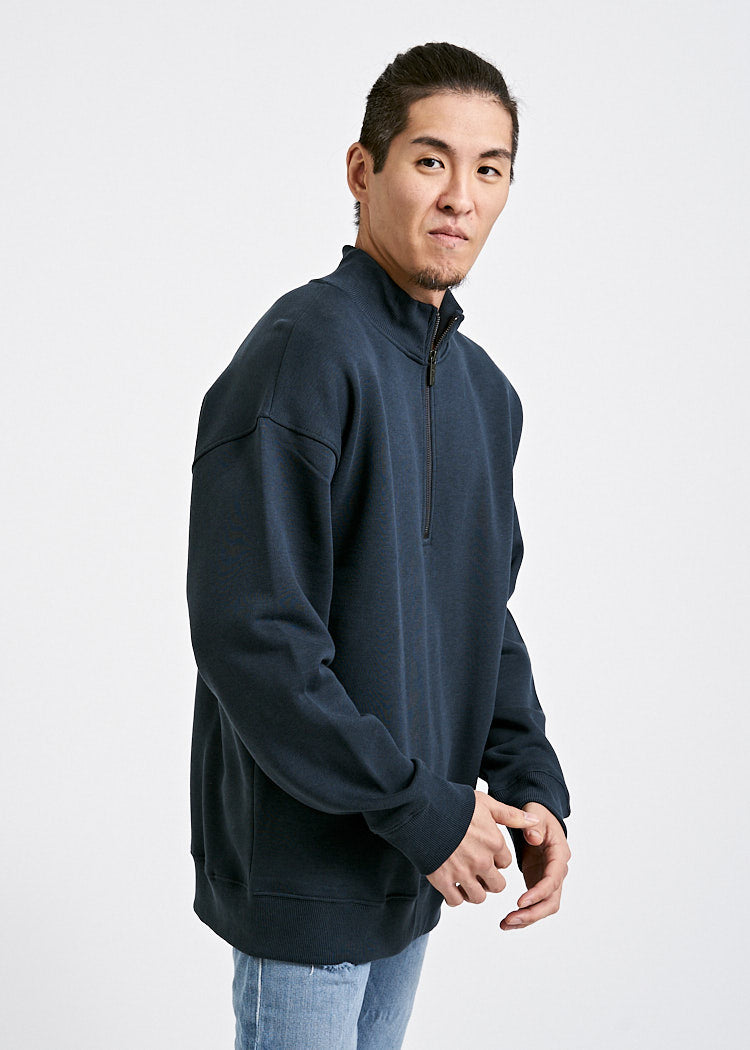Wijld Sweater Troyer Carbon Herren Pullover Lyocell