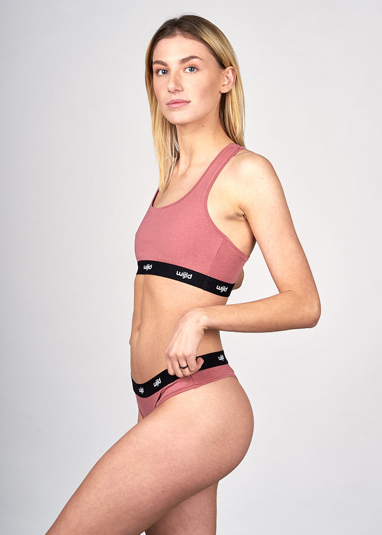 Wijld Tanga Rosewood Damen Slip Lyocell atmungsaktiv