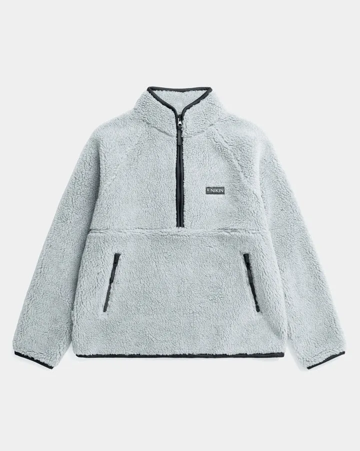 NIKIN TreeFleece Teddy Pullover Damen Grey Mel Fleece