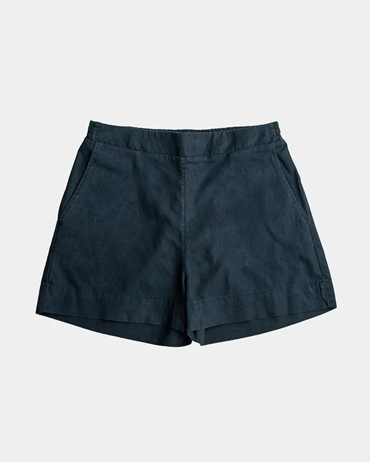 NIKIN TreeShorts Damen Shorts Dark Navy Hanf-Mix