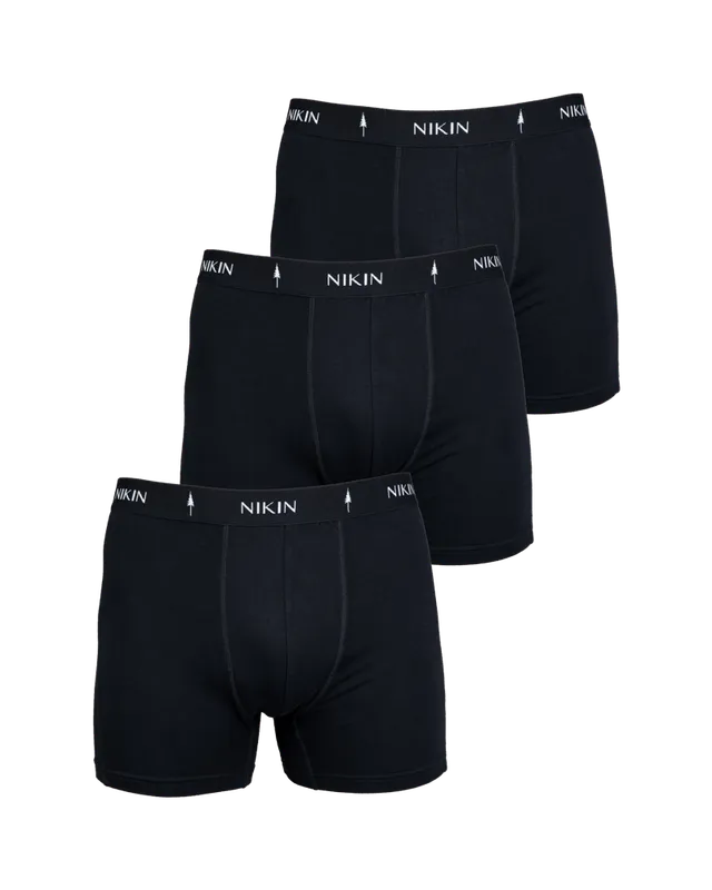 NIKIN TreeTrunks Bundle Black Boxershorts Schwarz Baumwolle