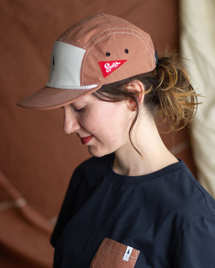 NIKIN TreeCap 5 Panel Cap Rehbraun Zeltstoff Baumwolle