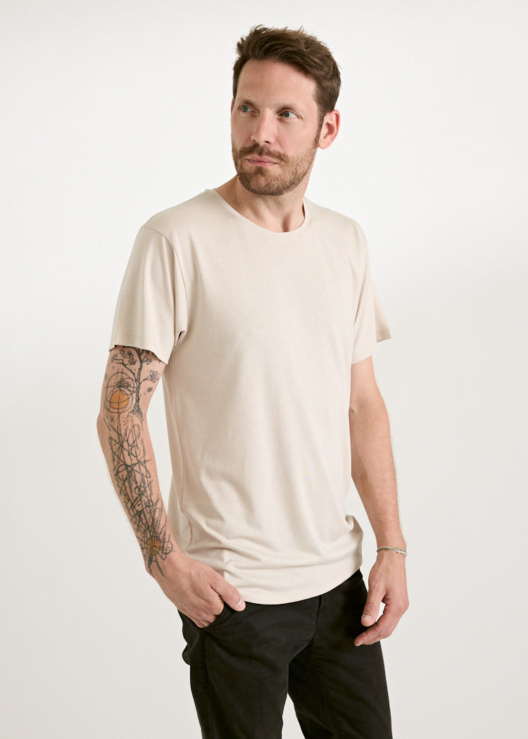 Wijld WoodShirt Alex Pumicestone Herren T-Shirt Lyocell