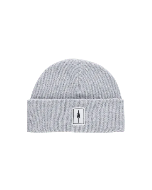 NIKIN Treeanie Classic Kids Mütze Light Grey Mel Baumwolle