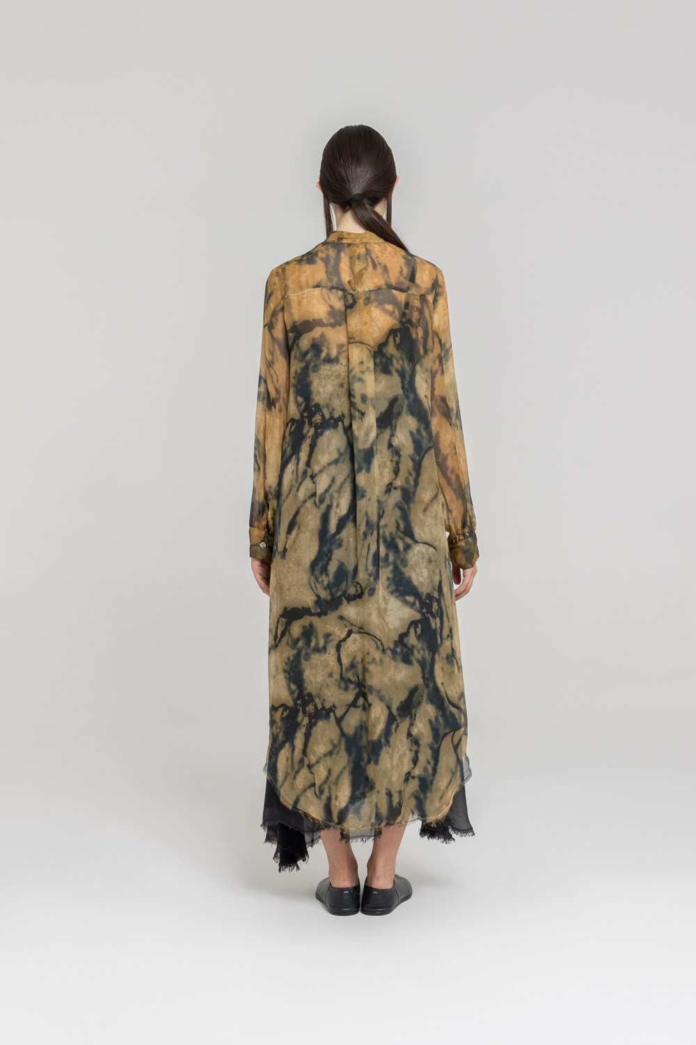 Sanctamuerte Abiti Chemisier Coreano Kleid Marble
