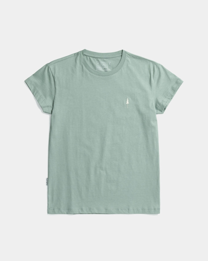 NIKIN TreeShirt Women T-Shirt Turquoise Bio-Baumwolle