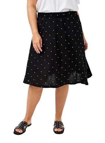 Zizzi Rock Viskose Kurz 2er-Pack A-Linie Gummizug Gr. 42-60