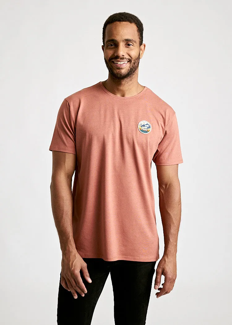 Wijld Alex Caravan Herren T-Shirt aus Holz Copper Red