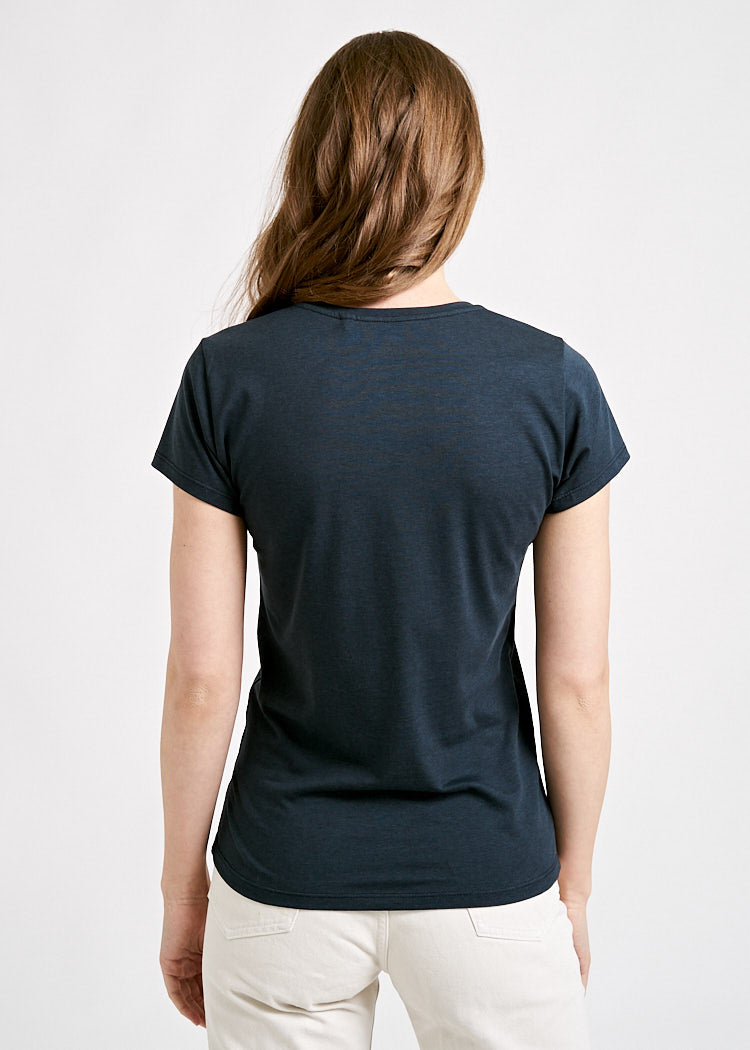 Wijld Sarah Damen T-Shirt Carbon Grau Holz