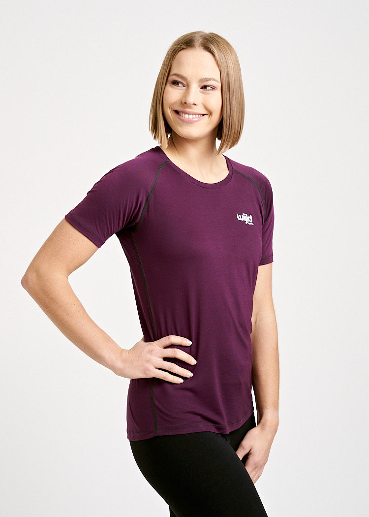 Wijld SportShirt Damen Sportshirt Purple Funktion