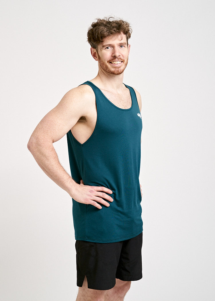 Wijld Sport Tank Top Petrol Herren Trägershirt atmungsaktiv