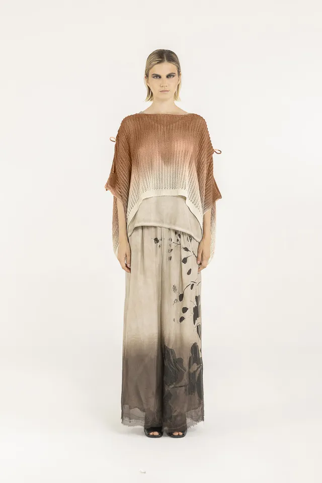 Sanctamuerte Maglieria Maglia Rete Pullover Baumwolle