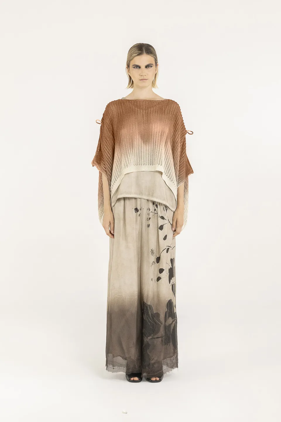 Sanctamuerte Maglieria Maglia Rete Pullover Baumwolle