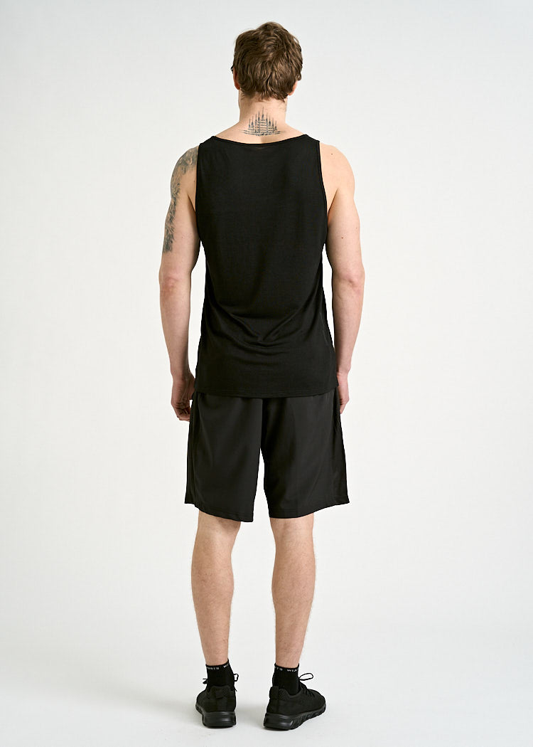 Wijld Peter Sport Tank Top Herren Schwarz-Grau atmungsaktiv