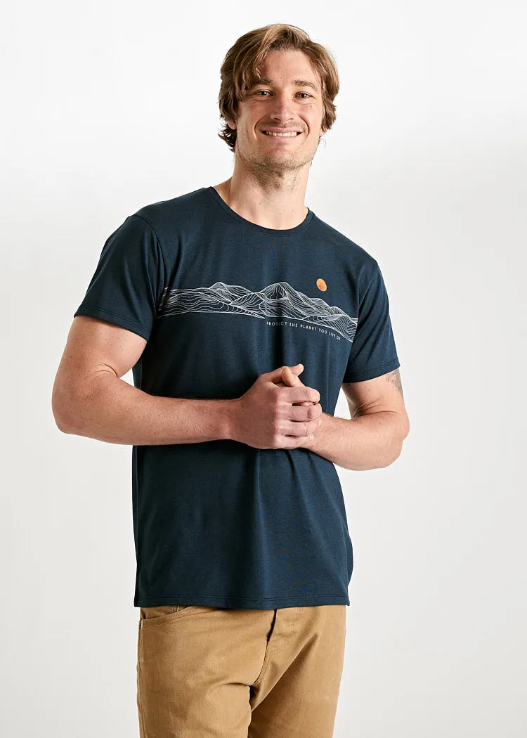 Wijld Alex Protect The Planet T-Shirt Herren Print Regular