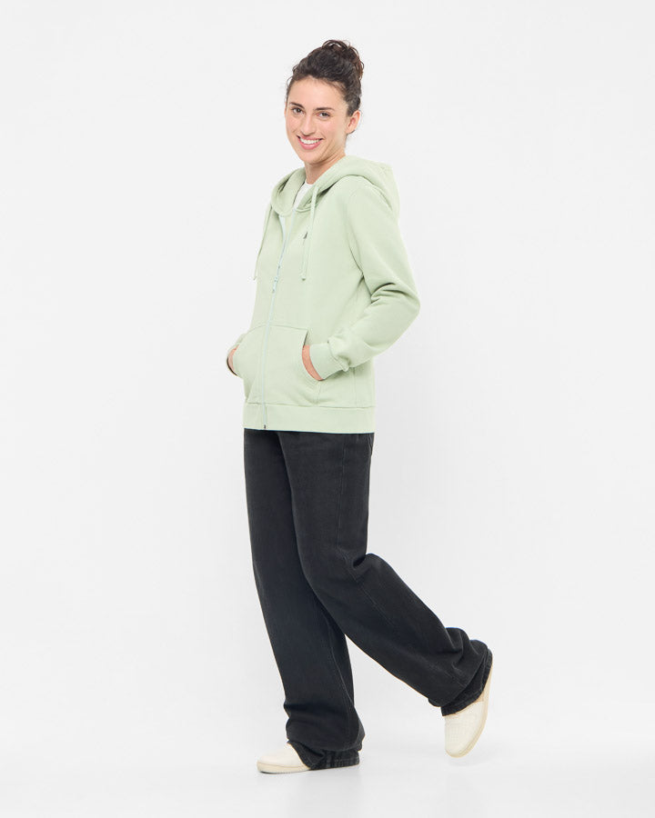 NIKIN TreeHoodie Jacket Damen Kapuzenjacke Cool Matcha Bio-Baumwolle