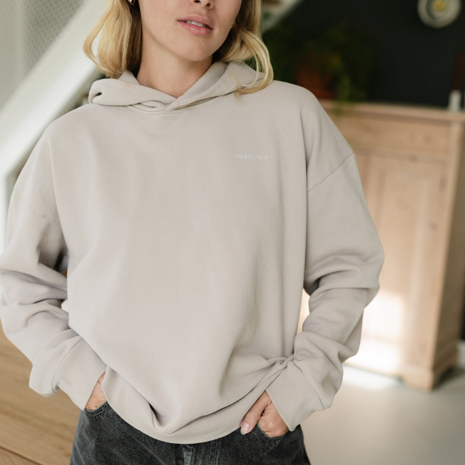 Nordlicht Nissa Hoodie Pullover Braun Bio-Baumwolle