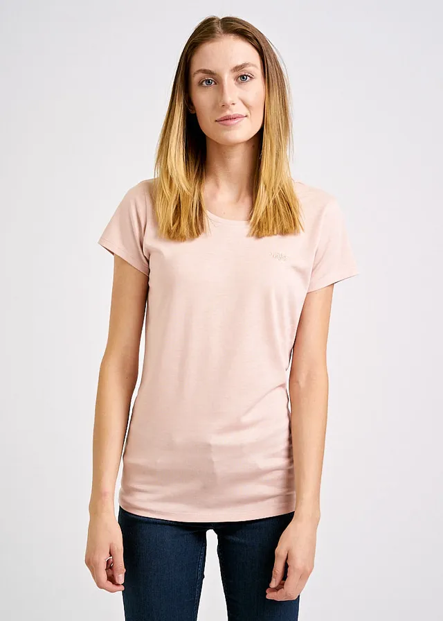 Wijld Lena Damen T-Shirt Regular Smoked Rose Basic