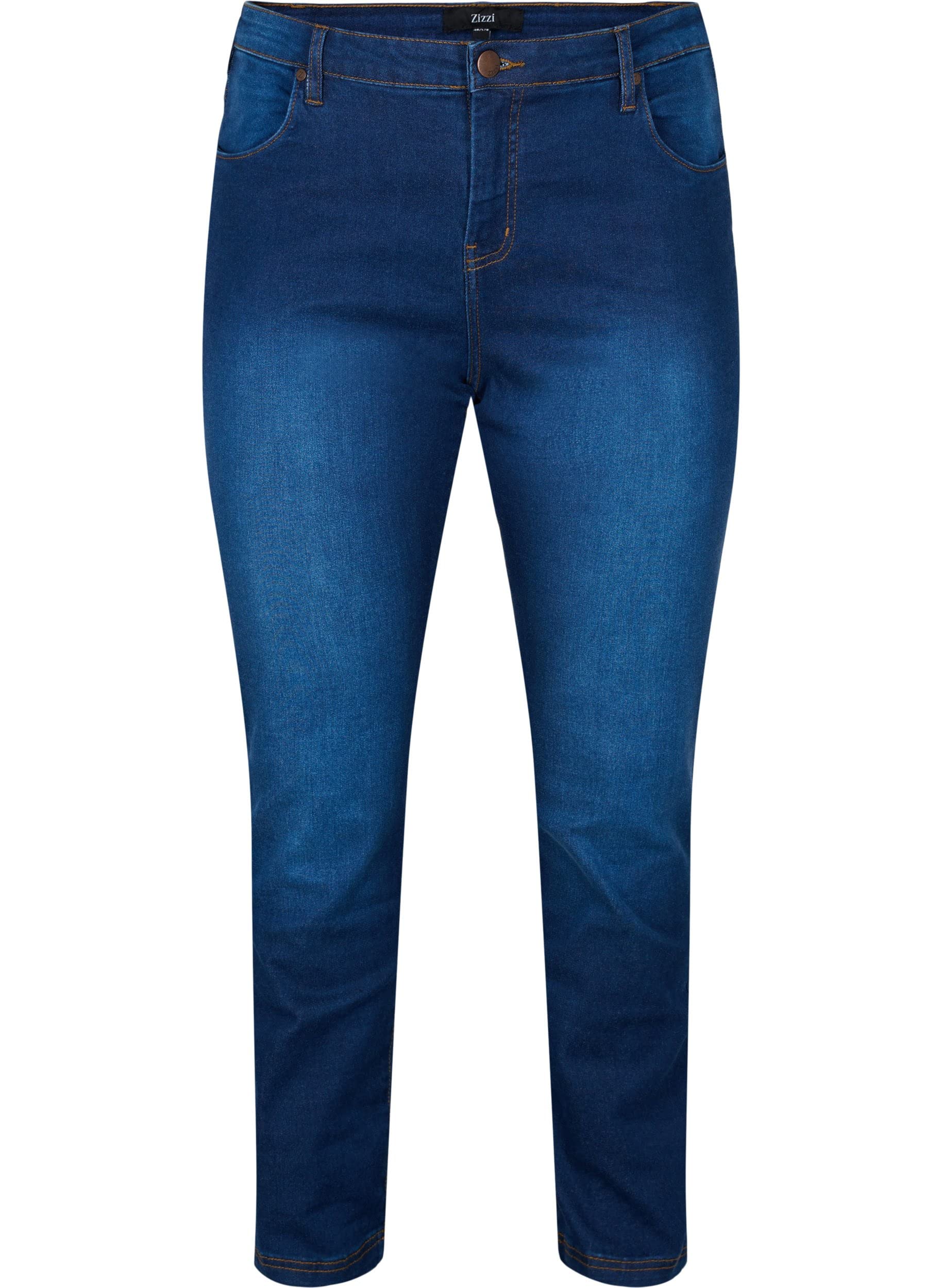 Zizzi Emily Slim Jeans Damen 42W/32L Mid Waist