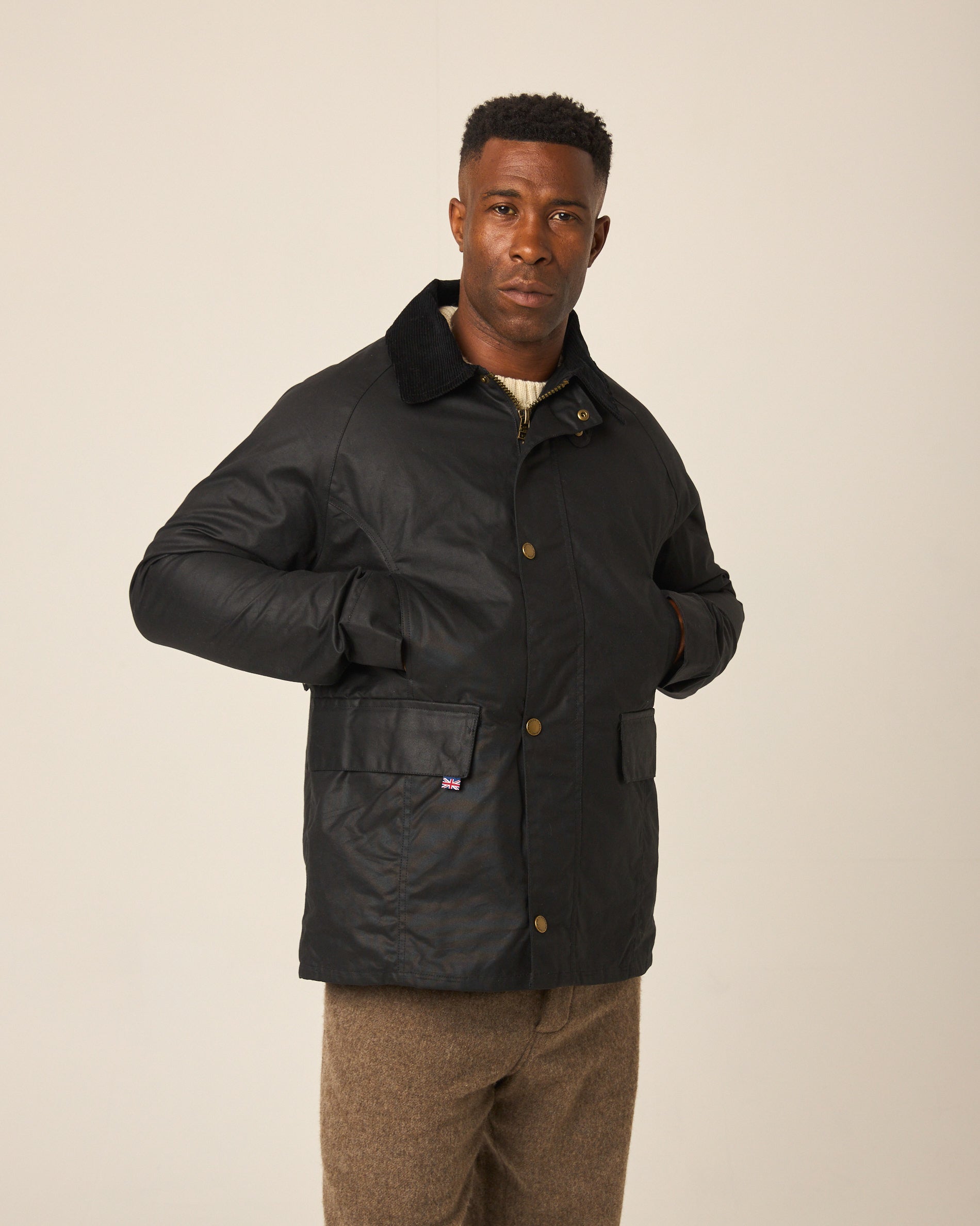 Peregrine Cooper Jacket Wachsjacke Olive Herren