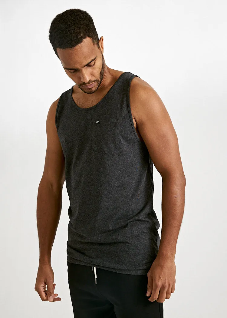 Wijld Tank Top Michel Top Herren Anthrazit Holz