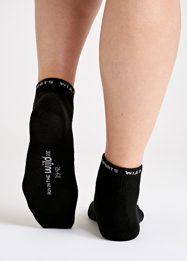 Wijld Woodsocks halbhohe Sportsocken Black 39-42 Socken