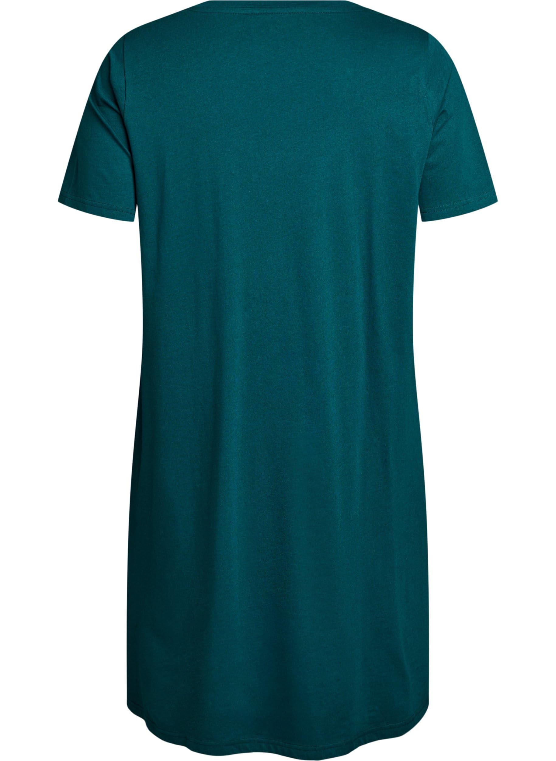 Zizzi Nightwear Nachthemd Bio-Baumwolle kurzarm 42-60