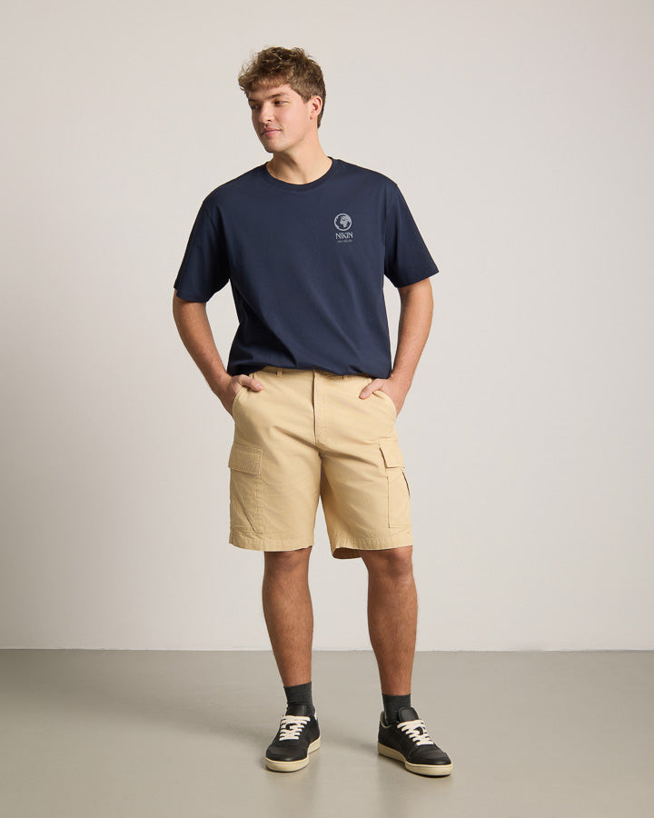 NIKIN TreeShorts Cargo Shorts Caramel Recycling-Baumwolle