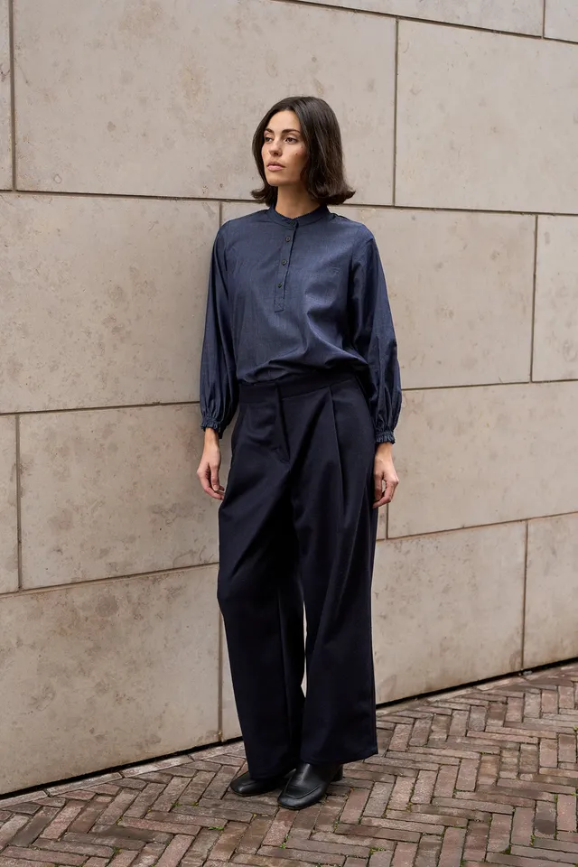 Christiane Strobel SUMIE Wollhose Recycelte Wolle Locker