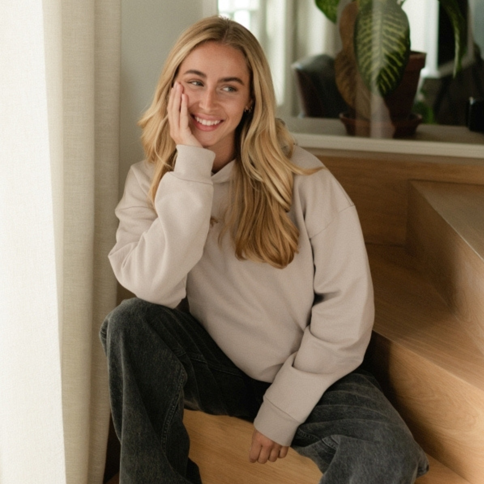 Nordlicht Nissa Hoodie Pullover Braun Bio-Baumwolle