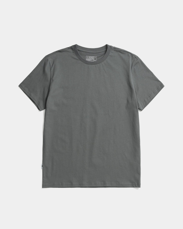 NIKIN TreeShirt Plain T-Shirt Ash Green Bio-Baumwolle