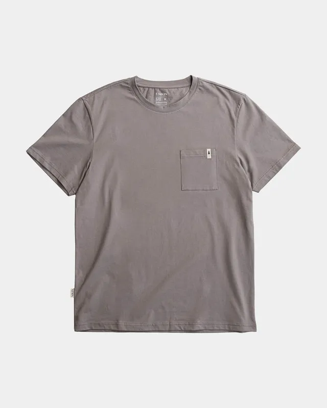 NIKIN TreeShirt Pocket Mono T-Shirt Ash Taupe recycelte Baumwolle