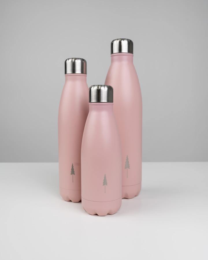NIKIN TreeBottle Trinkflasche Rose 500ml Edelstahl