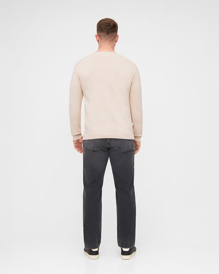 NIKIN TreePullover Knitted Stripes Pullover Raw-Olive Bio