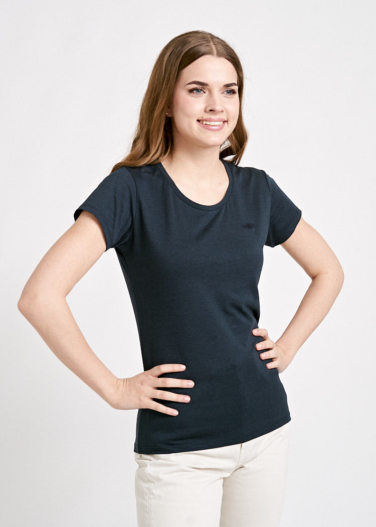 Wijld Sarah Damen T-Shirt Carbon Grau Holz