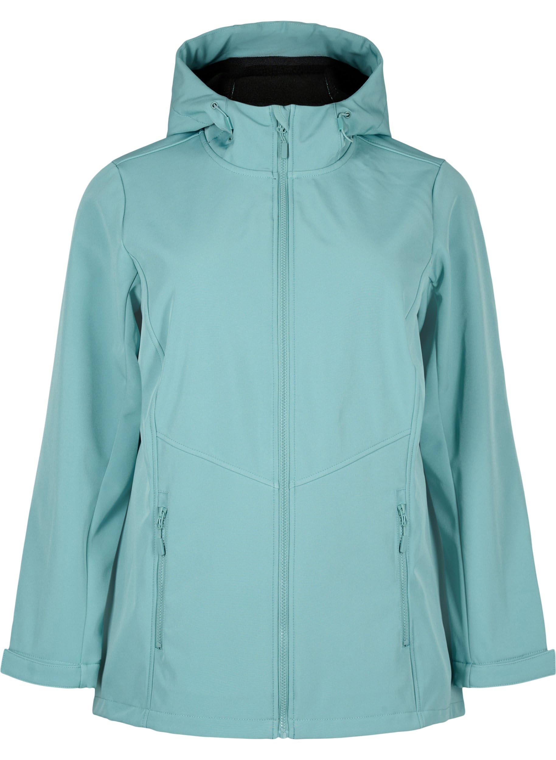 Zizzi Jackets Softshelljacke Kapuze winddicht