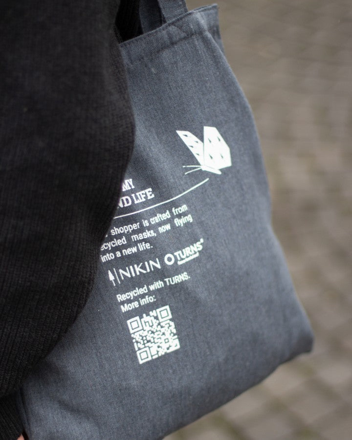 NIKIN TreeShopper Upcycling Tasche Dunkelgrau Upcycling