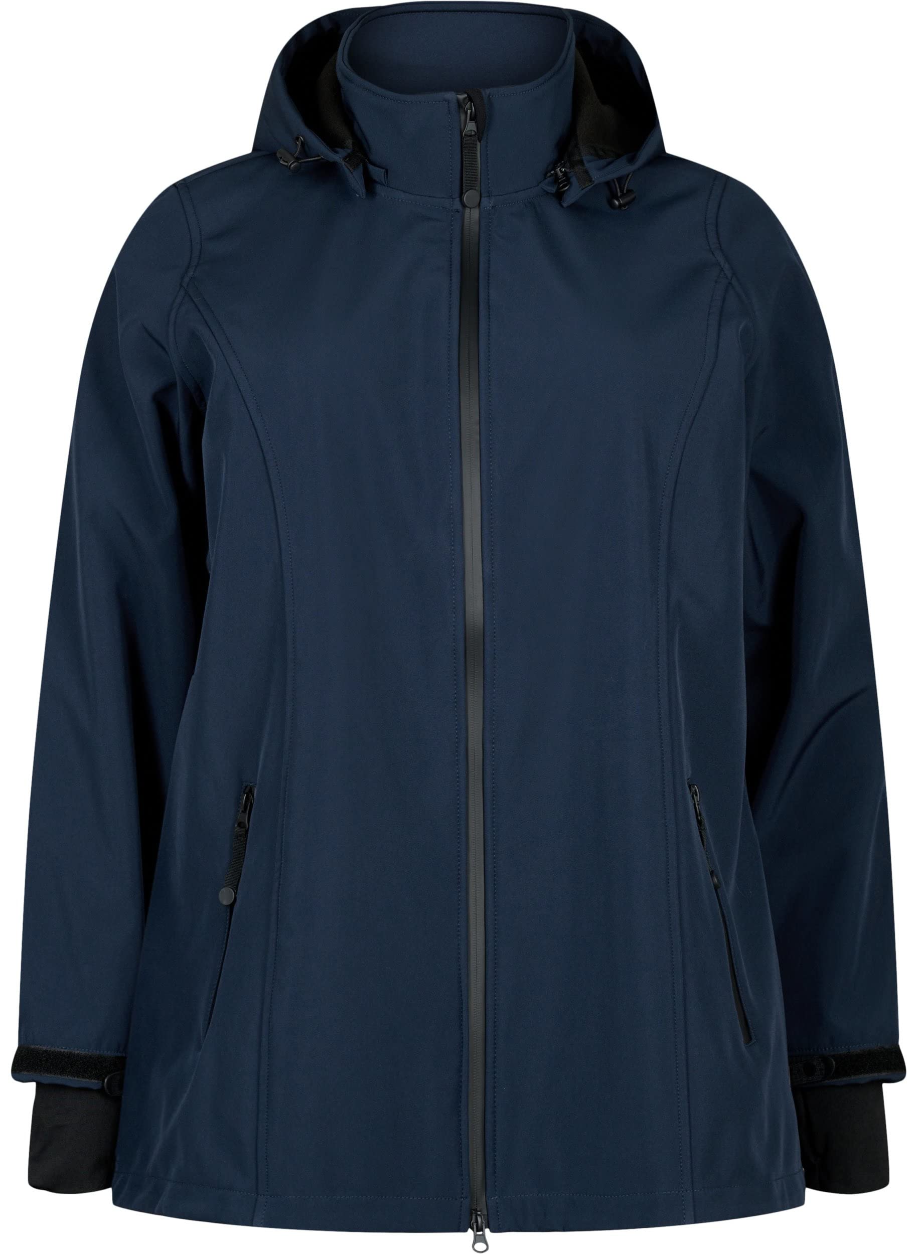 Zizzi Softshelljacke Night Sky Kurz Fleece Gr. 42-44