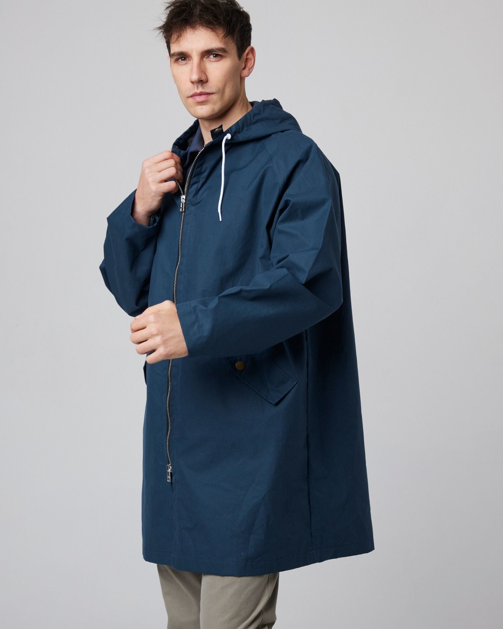 Peregrine Woodchester Cagoule Regenjacke Orange Wachs
