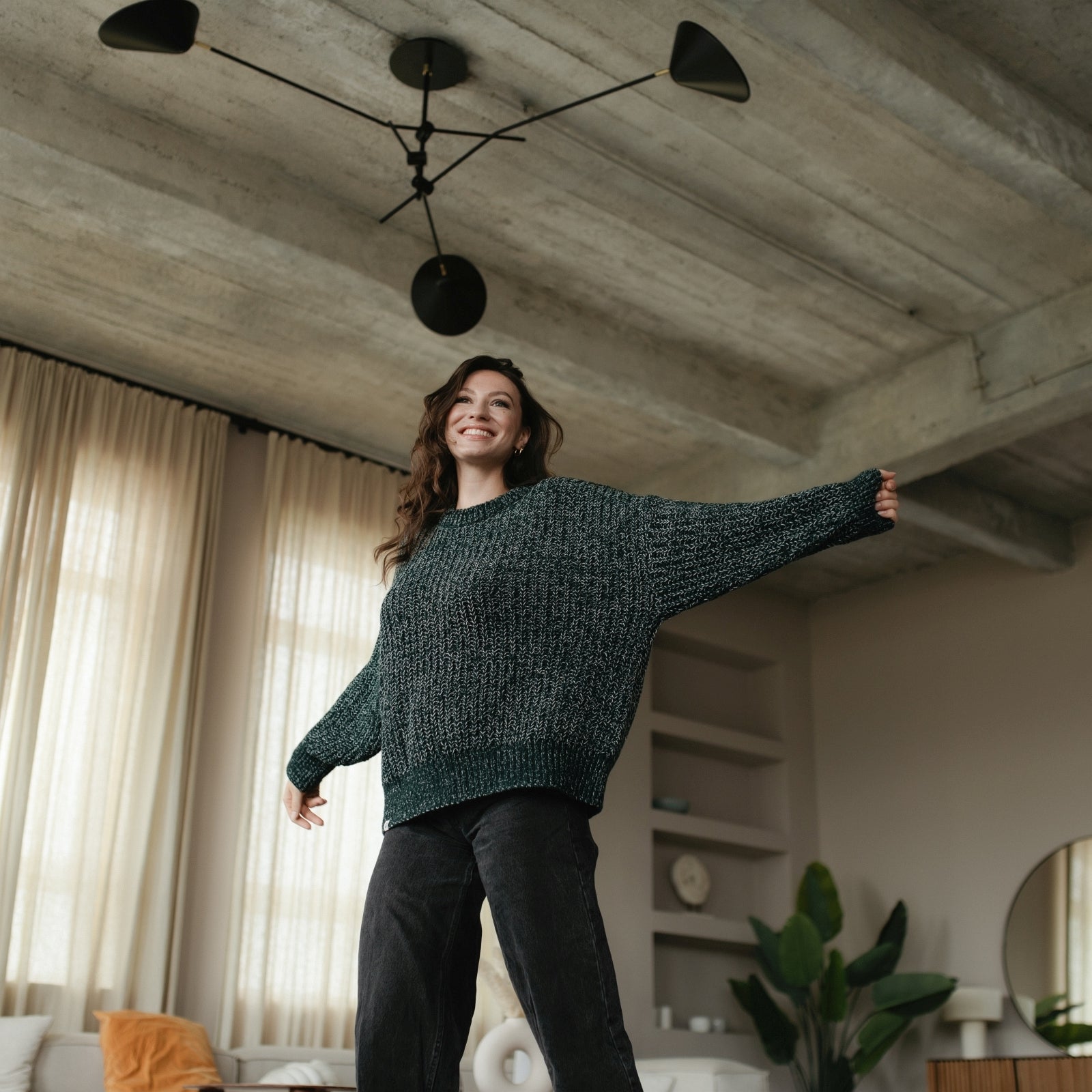 NORDLICHT Pia Oversize Wollpullover recycelte Wolle Gr. S-L
