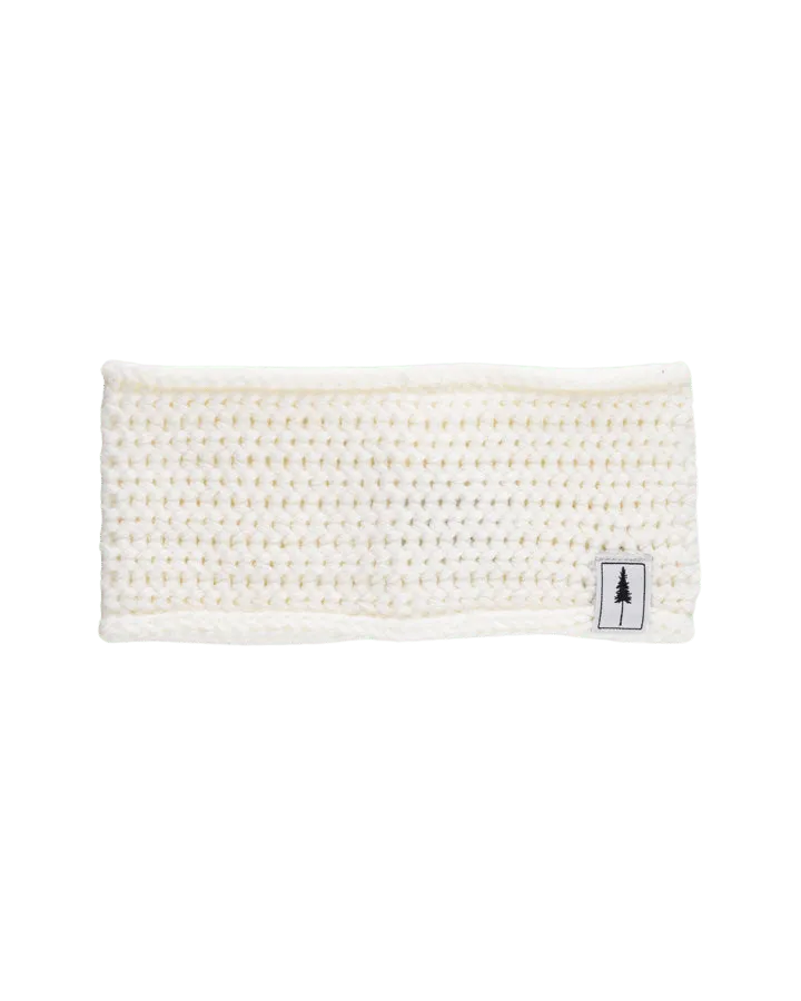 NIKIN TreeHeadband Stirnband weiß Fleece