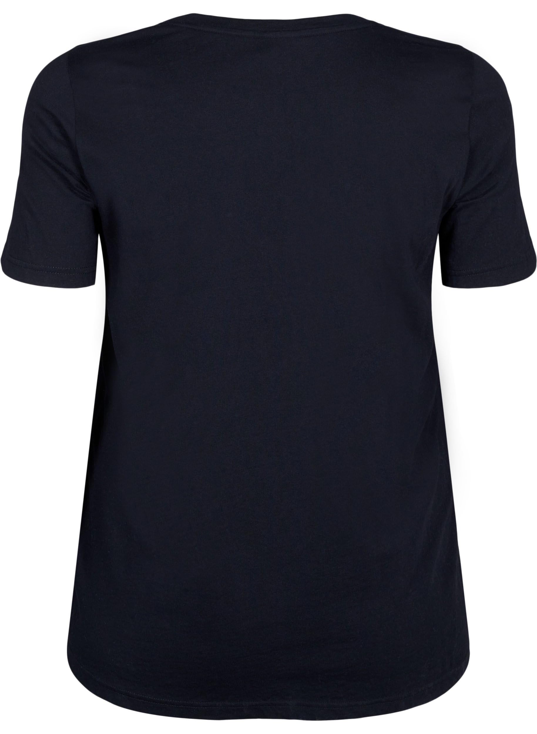 Zizzi Nightwear Weihnachts-T-Shirt Baumwolle Rundhals Gr. 42-60
