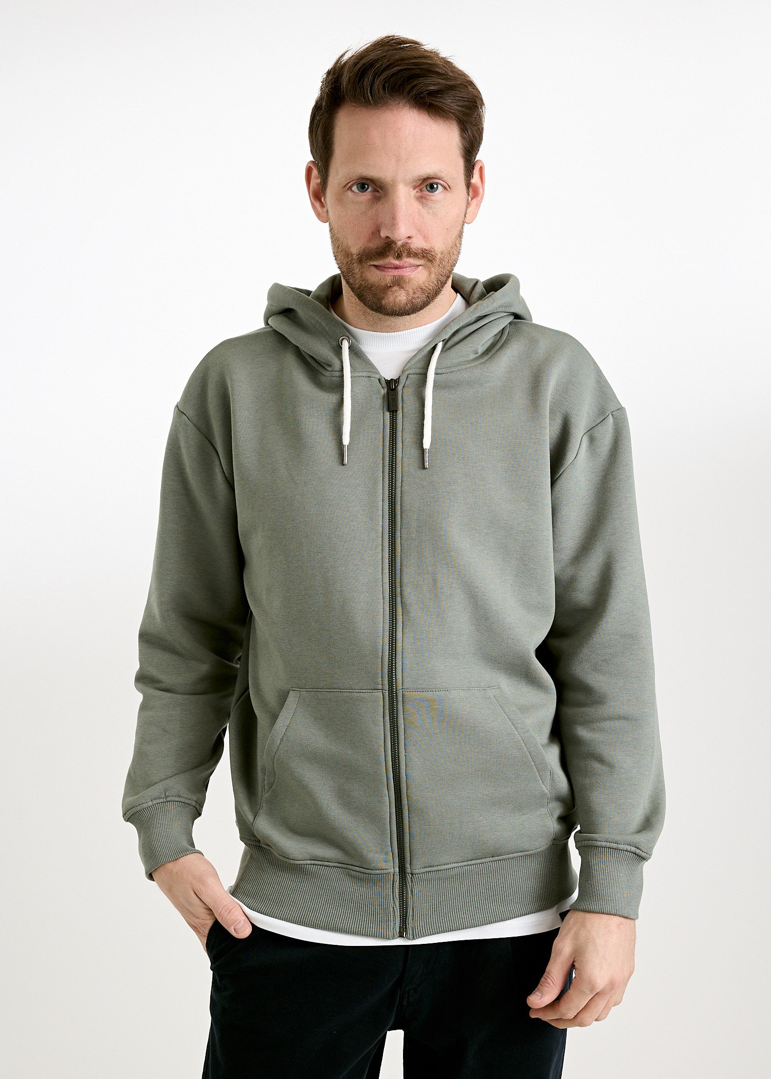 Wijld Jonas Sweatjacke Herren agave green Lyocell