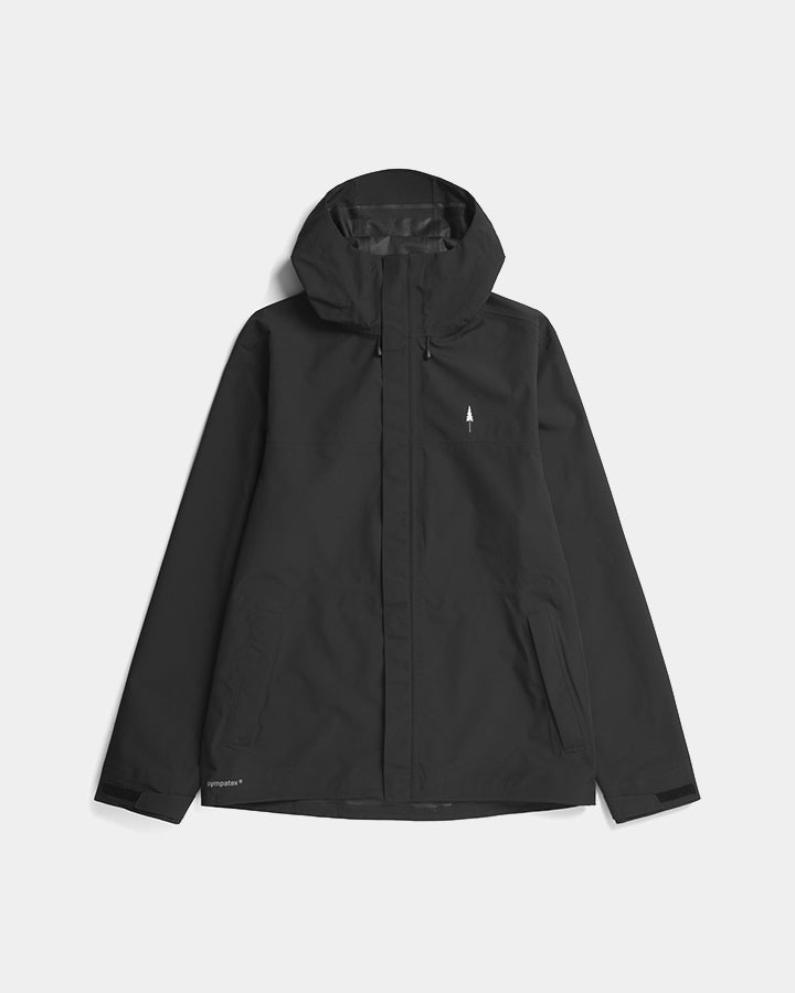 NIKIN TreeJacket Rain Herren Regenjacke Schwarz wasserdicht