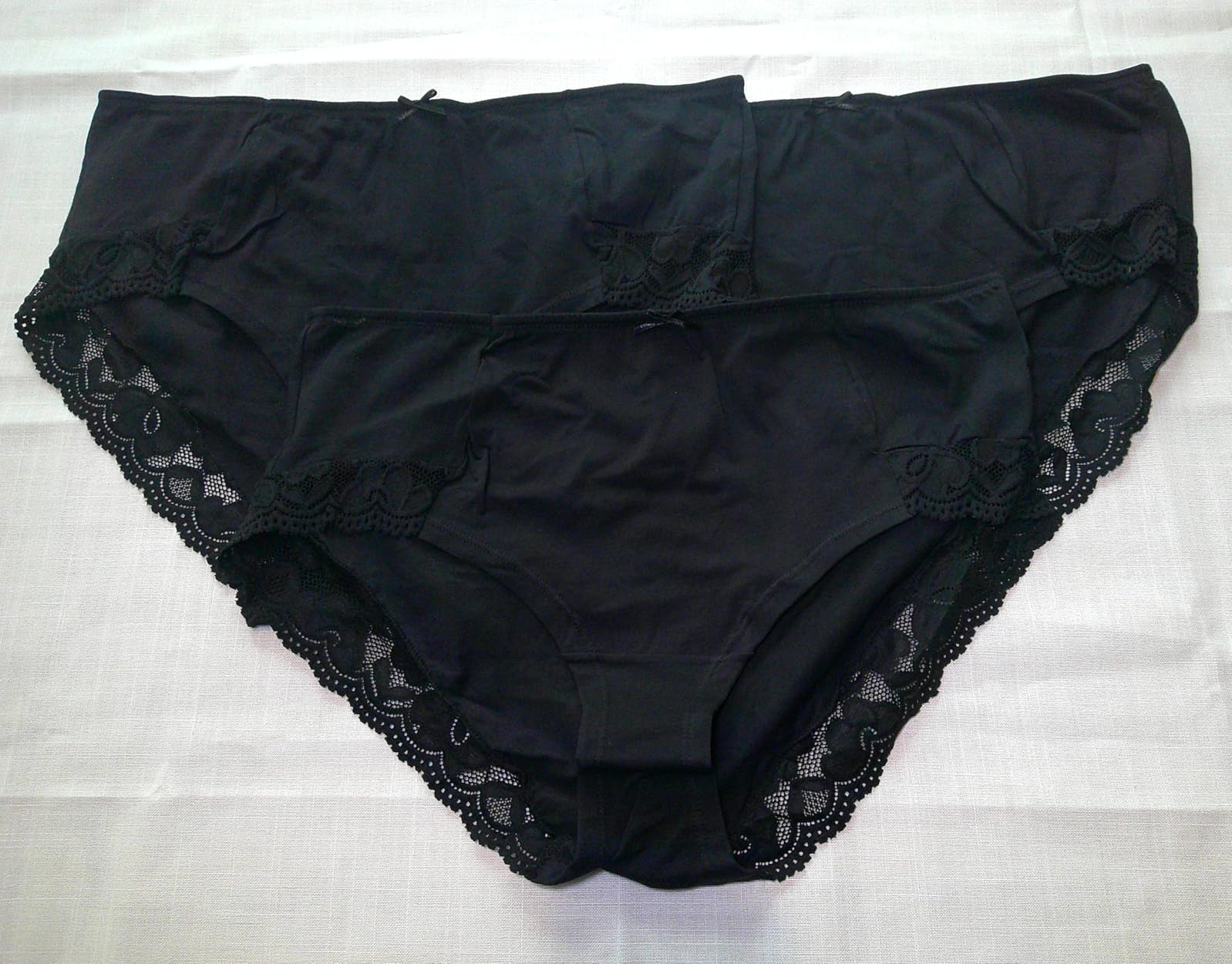 Zizzi Devoted 3er-Pack Hipster-Panty Gr 42 Baumwolle