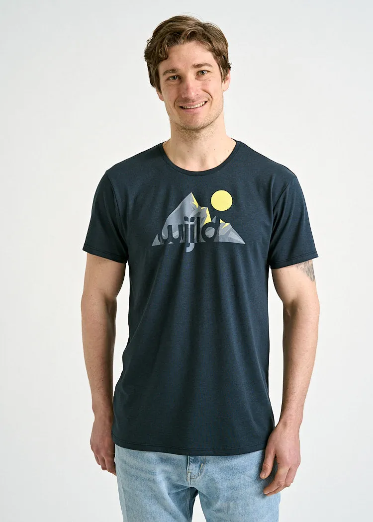 Wijld Alex Graphic Mountains Herren T-Shirt Print
