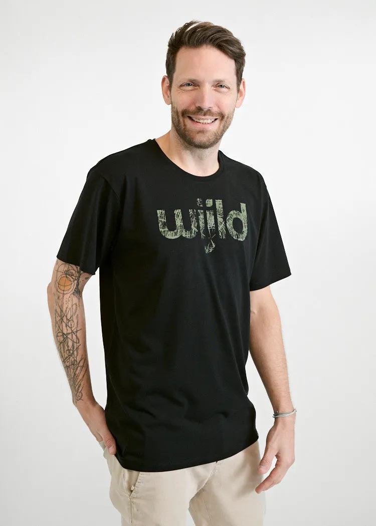 Wijld WoodShirt Timo Wijld Font Herren T-Shirt Bio