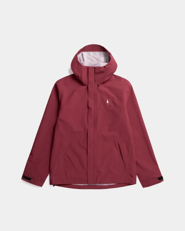 NIKIN TreeJacket Rain Regenjacke Burgundy Wasserdicht