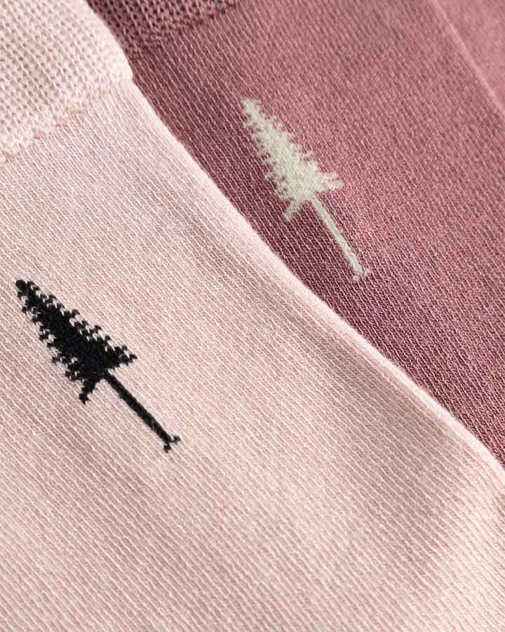 NIKIN TreeSocks Standard Socken 2er Clay-Rose Gold Tencel